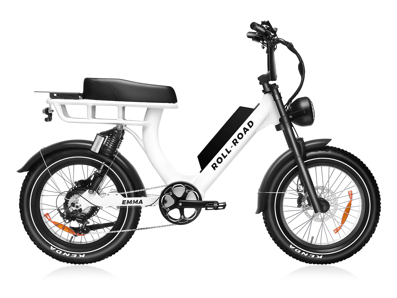 EMMA Moped-style step through|70Miles Long Range|300-400LB Heavy Rider|Adult Electric Bike 2