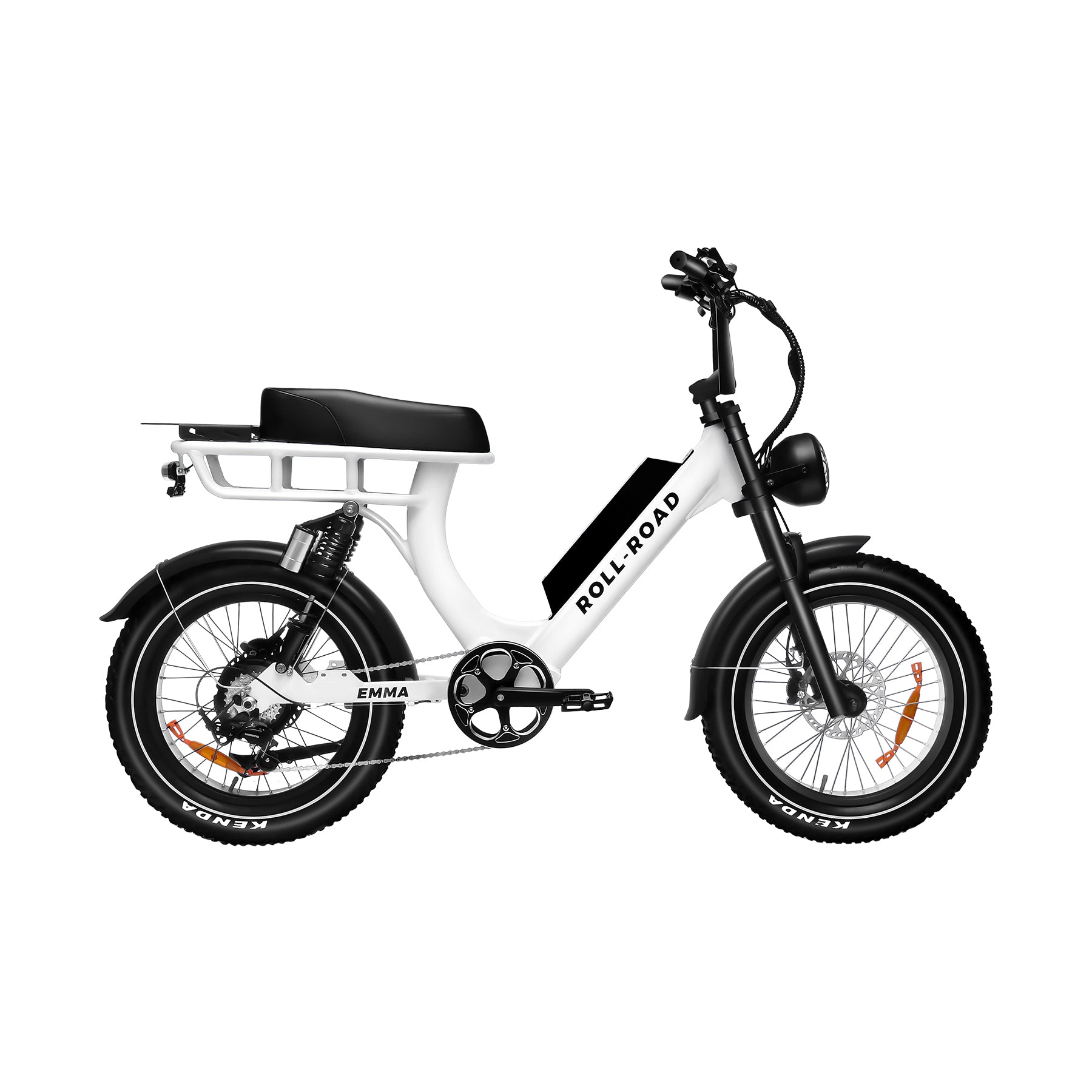 450LB Payload Moped Style Ebikes- Roll Road Emma Ebike