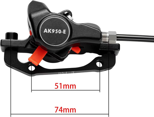 One Set of Ebike Hydraulic Brake Outfit (Left or Right)