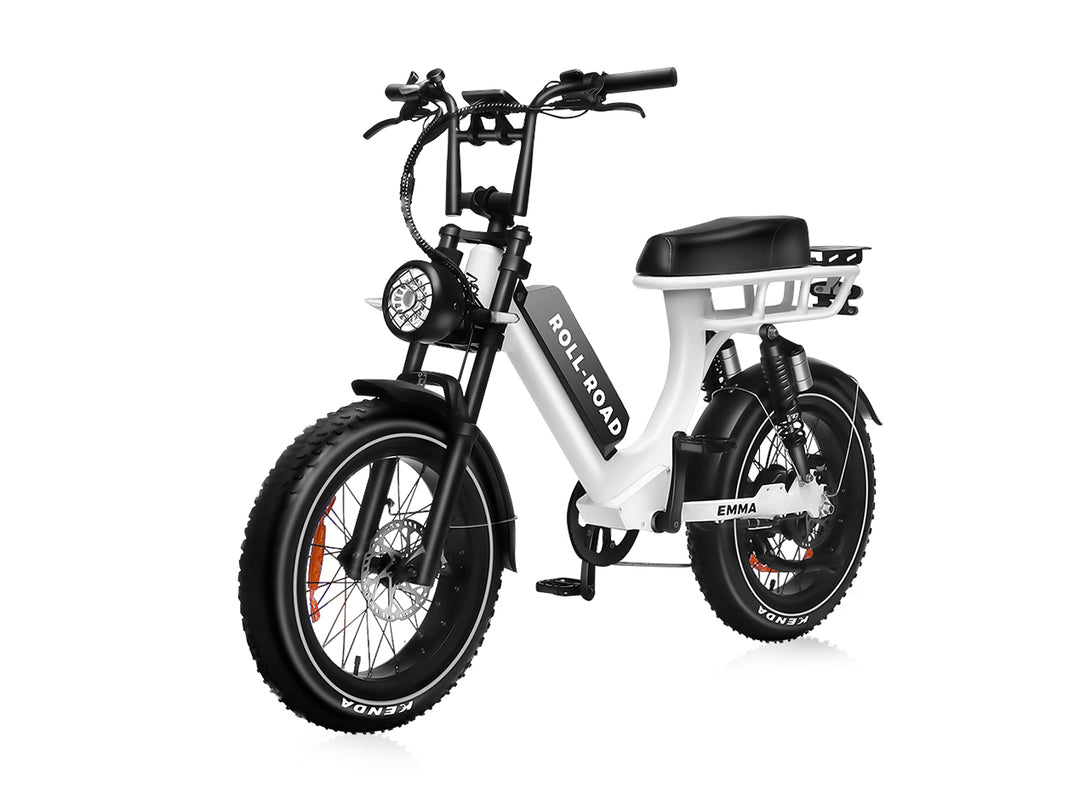 EMMA Street Legal Moped Ebike for Adults|400LB Heavy rider|70Mile Long Range|Step Through Electric Bike 1