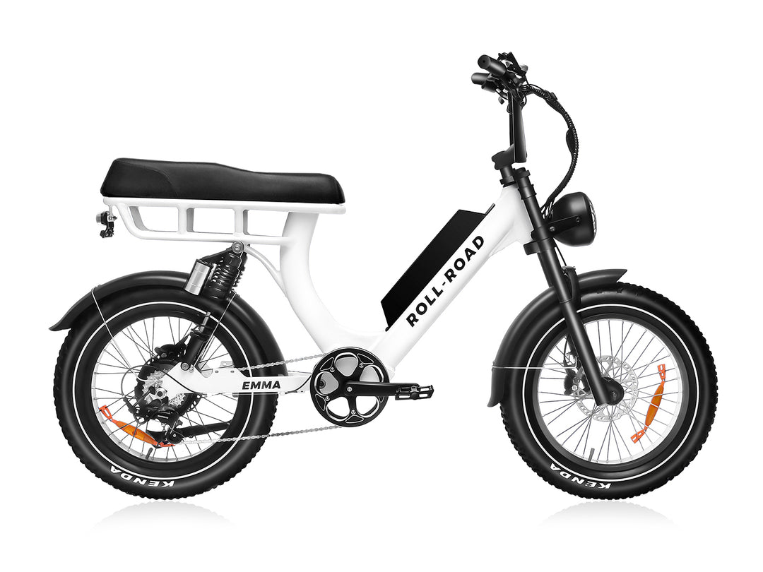 EMMA Moped-Style Adult Ebike| 400LB Heavy Rider| Full Suspension|Long Range Electric Bike 5