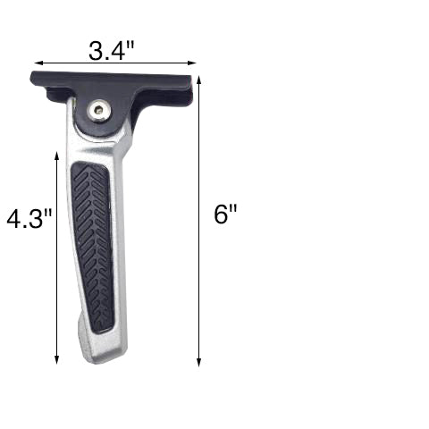 heavy-duty aluminum alloy footpegs