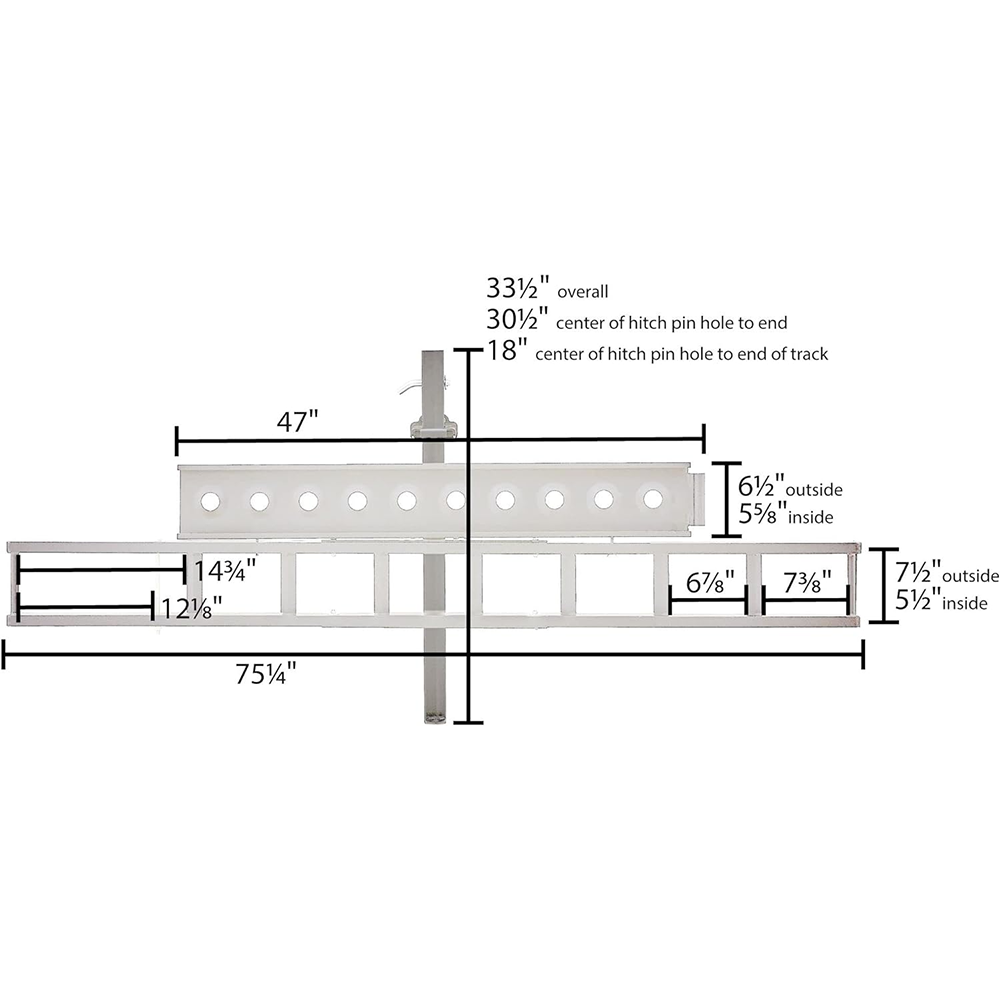 Hitch-Mounted Aluminum E-Bike Carrier Roll Road  7